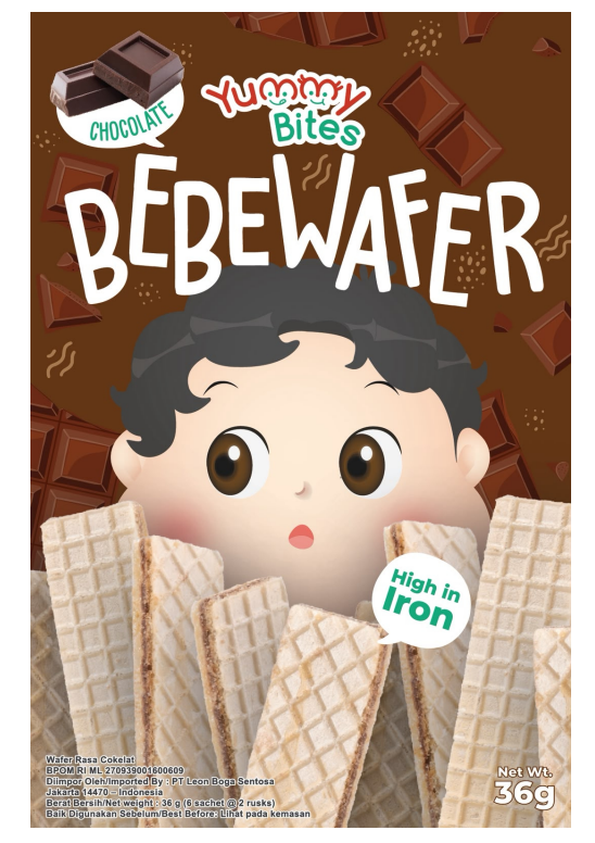 Yummy Bites - Bebewafer Chocolate 36 gm